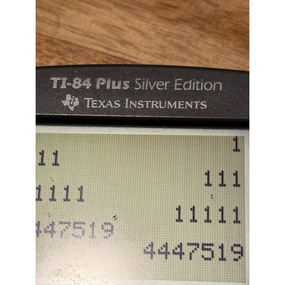 Texas Instruments TI-84 Plus Silver Edition Graphing Calculator Tested - Picture 3 of 6